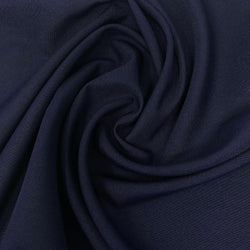 Navy Textured Polyester Flexique Stretch Poplin Fabric 60 inch wide $1.25 a yard